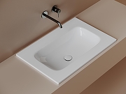 Раковина встраиваемая сверху Ceramicanova Grace 70 CN7031wx цвет Белый-1