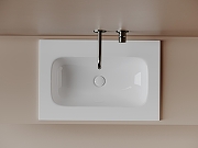 Раковина встраиваемая сверху Ceramicanova Grace 70 CN7031wx цвет Белый-2