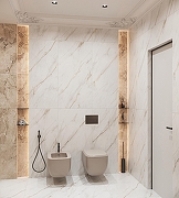 Керамогранит Creanza Selva Gold CP4004-A белый карвинг про 60х120 см-7