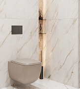 Керамогранит Creanza Selva Gold CP4004-A белый карвинг про 60х120 см-10