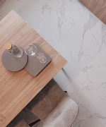 Керамогранит Arcadia Ceramica Paradise Statuario CR4003-A белый матовый с глянцевым эффектом 60х120 см-9