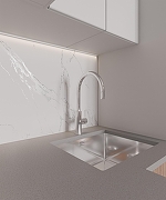 Керамогранит Arcadia Ceramica Paradise Statuario CR4003-A белый матовый с глянцевым эффектом 60х120 см-10