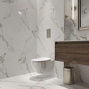 Керамогранит Arcadia Ceramica Statuario Seville CR6002-A белый карвинг 60х60 см-12