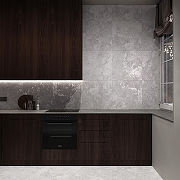 Керамогранит Arcadia Ceramica Seastone Bianco CR6013-A светло-серый карвинг 60х60 см-12