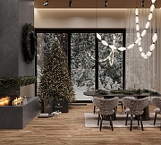 Керамогранит Creanza Pearsian Wood Natural CW-CR03-B бежевый карвинг 20х120 см-15