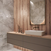 Керамогранит Creanza Akasa Wood Oak CW-RT03-B бежевый матовый 20х120 см-11