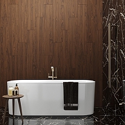 Керамогранит Creanza Crissel Wood Wenge CW-RT08-B коричневый матовый 20х120 см-19