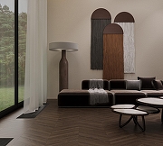 Керамогранит Creanza Alder Walnut CH-RT01 коричневый матовый 8х45 см-4