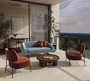 Керамогранит Creanza Canvas Crema CZ-GL01-B бежевый матовый с глянцевым эффектом 80х160 см-6