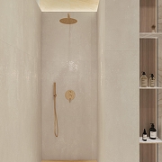 Керамогранит Creanza Canvas Crema CZ-GL01-B бежевый матовый с глянцевым эффектом 80х160 см-10