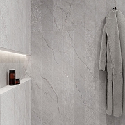 Керамогранит Creanza Lumiere White Decor CZ-GL06-D белый матовый с глянцевым эффектом 80х160 см-6