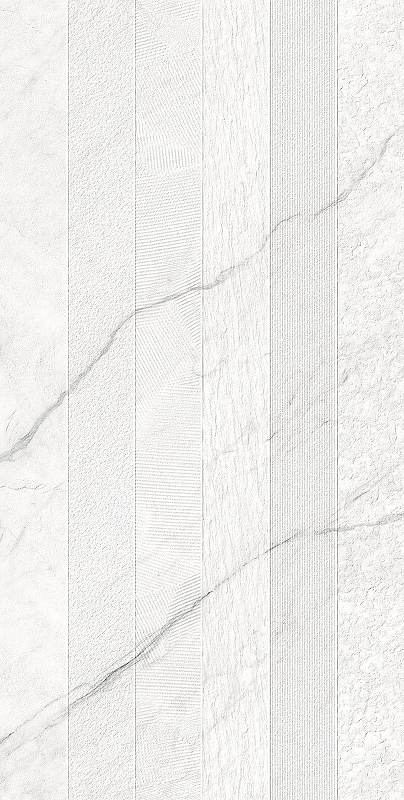 Керамогранит Creanza Montesa White Decor CZ-GL07-D белый матовый с глянцевым эффектом 