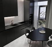 Керамогранит Creanza Vento Grey CZ-GL09-B белый матовый с глянцевым эффектом 80х160 см-6