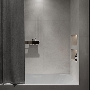 Керамогранит Creanza Cement Silver Grey CZ-RT05-B светло-серый матовый 80х160 см-6