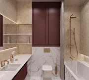 Керамогранит Arcadia Ceramica Rockwood Crema RT7012-P бежевый матовый с 3D-эффектом 60х120 см-9