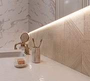 Керамогранит Arcadia Ceramica Rockwood Crema RT7012-P бежевый матовый с 3D-эффектом 60х120 см-10