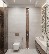 Керамогранит Creanza Corten Grey SH1003-G бежевый матовый с 3D-глазурью 60х120 см-7