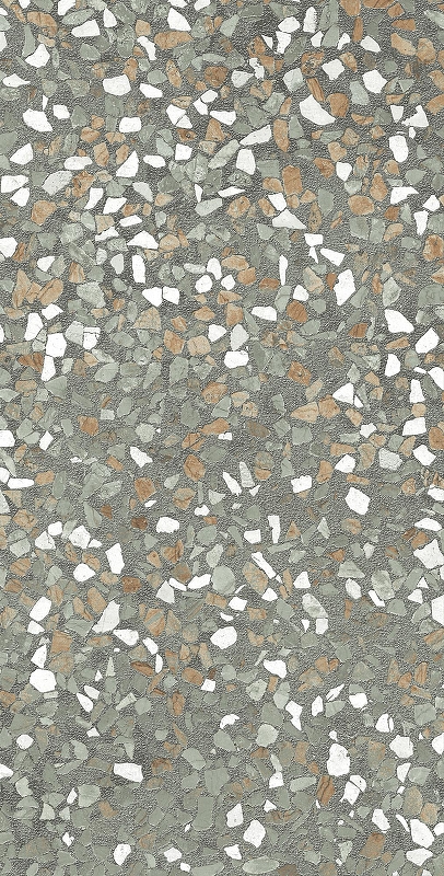 Керамогранит Creanza Veneziano Terra Verde SH1009-G серый матовый с 3D-глазурью 