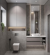 Керамогранит Creanza Oviedo Gris Solido SL1002-A светло-серый матовый с микрогранулами 60х120 см-13