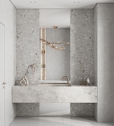 Керамогранит Creanza Oviedo Silver Solido SL1003-A бежевый матовый с микрогранулами 60х120 см-8