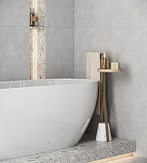 Керамогранит Creanza Oviedo Silver Solido SL1003-A бежевый матовый с микрогранулами 60х120 см-9