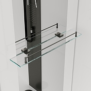 Душевая кабина Black&White G8708GM 110x80 8708000GM с гидромассажем-2