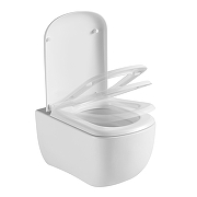 Унитаз Black&White W-610 610W00 подвесной с сиденьем Микролифт-5