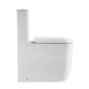 Унитаз компакт Black&White W-6610 6610W с бачком и сиденьем Микролифт-2