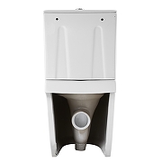 Унитаз компакт Black&White W-6650 6650W с бачком и сиденьем Микролифт-11