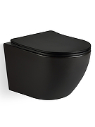 Унитаз River Michigan 485 MB 10000013697 подвесной цвет Черный матовый с сиденьем Микролифт