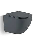 Унитаз River Michigan 485 MG 10000013698 подвесной цвет Черный матовый с сиденьем Микролифт