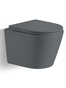 Унитаз River Michigan 520 MG 10000013707 подвесной цвет Серый матовый с сиденьем Микролифт