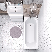 Ванна из искусственного камня Aqua de Marco Verona 169х75 1170WVER_GEL цвет Белый-2