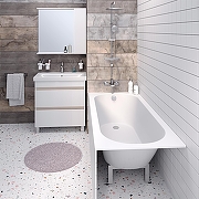 Ванна из искусственного камня Aqua de Marco Verona 169х75 1170WVER_GEL цвет Белый-3