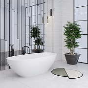 Ванна из искусственного камня Aqua de Marco Angelo 173х80 1175WANG_GEL цвет Белый-4