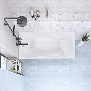 Ванна из искусственного камня Aqua de Marco Mira 178х79 1180WMIR_GEL цвет Белый-2