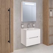 Тумба под раковину Aqua de Marco Olivia 65 2065COLI/H/2 подвесная цвет Белый-5