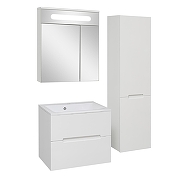 Тумба под раковину Aqua de Marco Olivia 65 2065COLI/H/2 подвесная цвет Белый-7