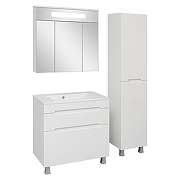 Тумба под раковину Aqua de Marco Olivia 80 2080COLI/F/2 цвет Белый-6