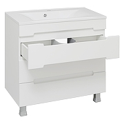 Тумба под раковину Aqua de Marco Olivia 80 2080COLI/F/3 цвет Белый-1