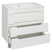 Тумба под раковину Aqua de Marco Olivia 80 2080COLI/F/3 цвет Белый-2