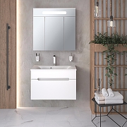 Тумба под раковину Aqua de Marco Olivia 80 2080COLI/H подвесная цвет Белый-4