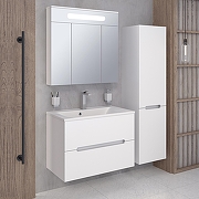 Тумба под раковину Aqua de Marco Olivia 80 2080COLI/H/2 подвесная цвет Белый-2