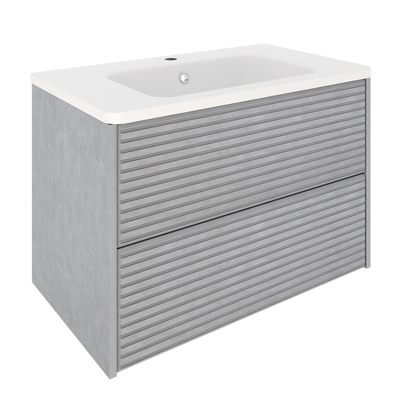 Тумба под раковину Aqua de Marco Parma 80 2080GRPAR подвесная 