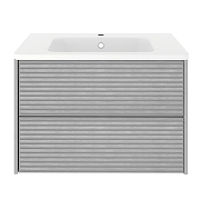 Тумба под раковину Aqua de Marco Parma 80 2080GRPAR подвесная цвет Дымчатый серый-1