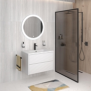 Тумба под раковину Aqua de Marco Parma 80 2080WPAR подвесная цвет Белый-6