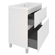 Тумба под раковину Aqua de Marco Astra 80 2080WСAST/F цвет Белый-3