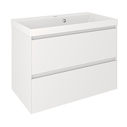 Тумба под раковину Aqua de Marco Astra 80 2080WСAST/H подвесная цвет Белый