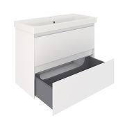 Тумба под раковину Aqua de Marco Astra 80 2080WСAST/H/M подвесная цвет Белый-4
