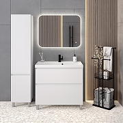 Тумба под раковину Aqua de Marco Astra 90 2090WСAST/F цвет Белый-9